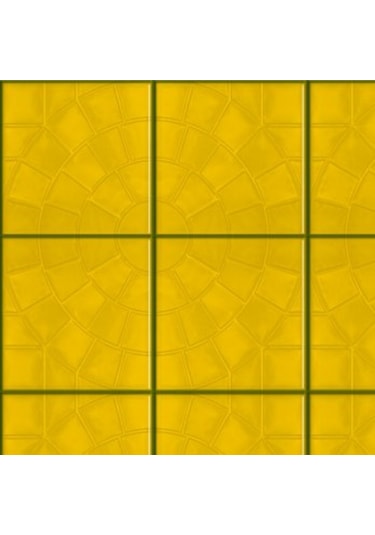 Plastik Parke Taşı Kalıbı Tretuar Büyük Güneş 5 Cm( 5 Ad)