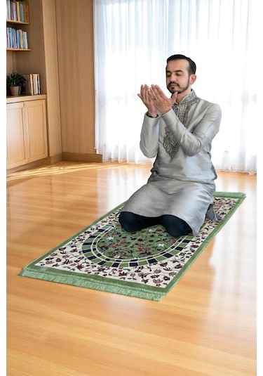 Kadife Ravza Desenli Seccade