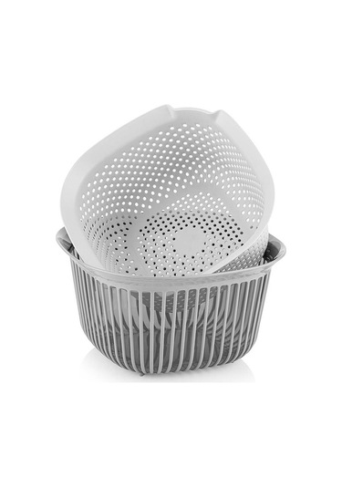 Selka Home 2 Parça Süzgeçli Kase 4000 ML 001