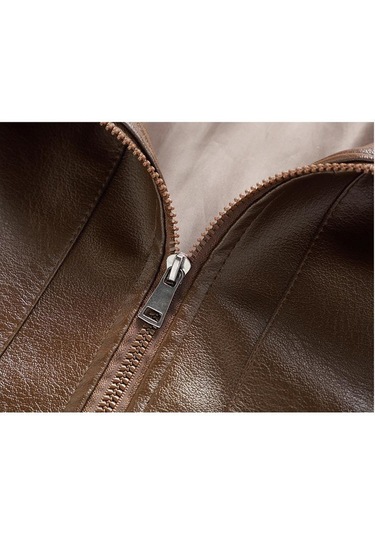 İlkbahar Ve Sonbahar Yeni Erkek Moda Giysileri Ince Erkek Ayakta Boyun Ceket Rahat Erkek Ceket Siyah