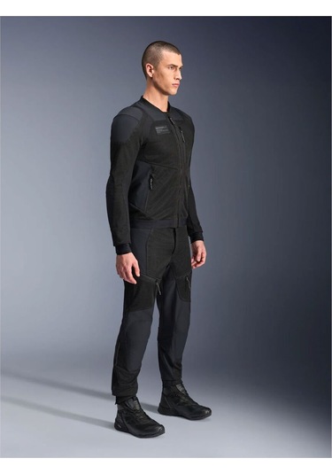 Alpinestars Troop-air Pro Korumalı Motosiklet Montu Siyah Siyah