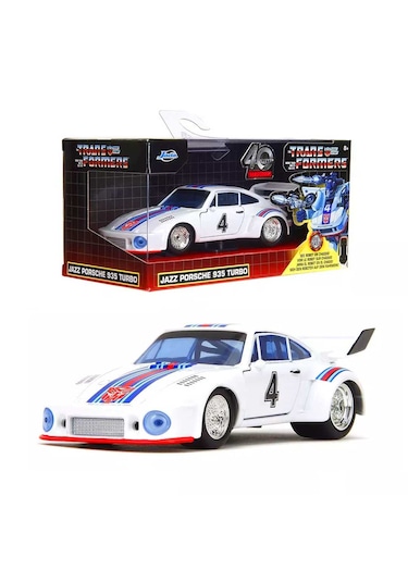 Transformers Jazz Porsche 935 Turbo Die Cast Metal Araba 1:32