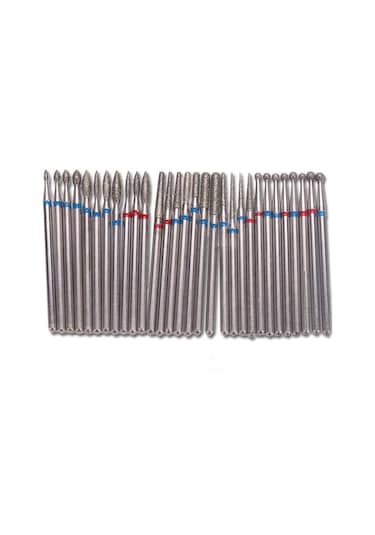 Elmas Kuru Manikür Freze Uç Seti 30'lu Elektrikli Törpü Makinası Ucu