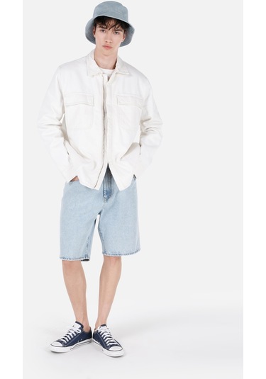 Colins Denım Erkek Ceket Cl1069564 Q1.v1 Dn09147 Beyaz