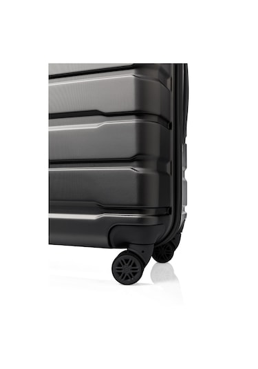 Unisex 4 Tekerli Kilitli Orta Boy Valiz Bavul Siyah
