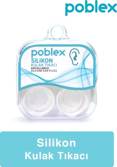 Poblex Silikon Kulak  Tıkacı 2'li