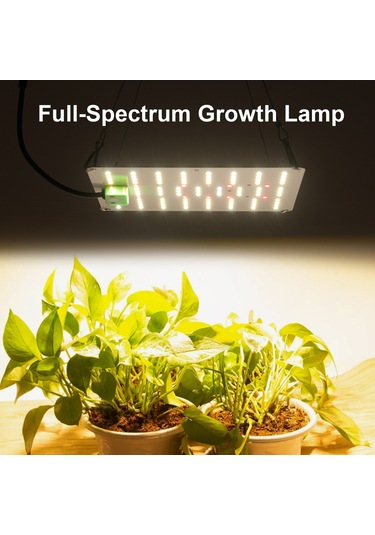 Geeroyoo "bitki Büyüme Lambası - Tam Spektrum Led Işık, 3000k-5000k, Uv/ır, Asma Zincirli, Sebze Ve Çiçekler İçin" Diğer