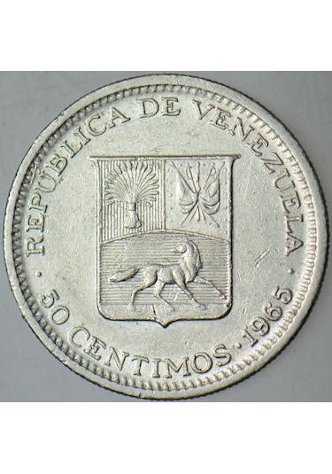 Venezuela 50 Centımos 1965. 05969603