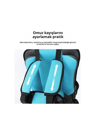 Snapbuy Ev Tipi Sabitlenebilir Sandalye Minderi - 9 Ay-3 Yaş Arası Çocuklar İçin Düşme Önleyici
