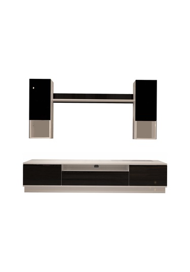 Decoraktiv Trendstyle 5das Mdf Tv Ünitesi Tv Sehpası Beyaz - Siyah