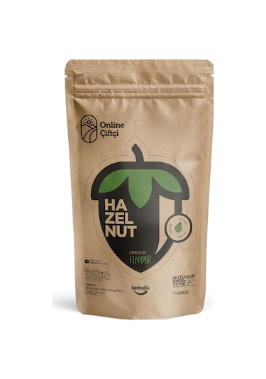 Online Çiftçi Çiğ Tane İç Fındık 400 G