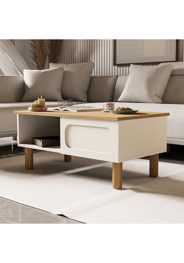 2100 Monza Membran Bohem Orta Sehpa Sepet-beyaz