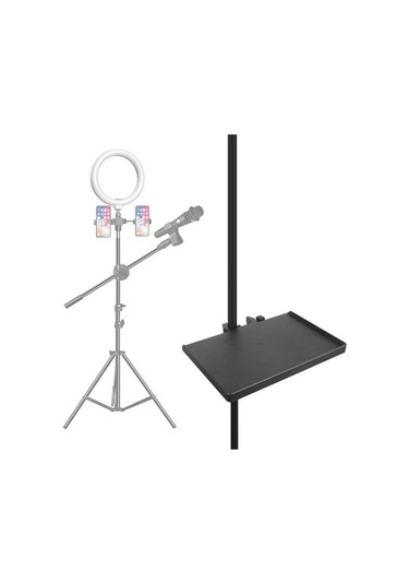 Novahub Ses Kartı Tepsisi Mikrofon Tripod Standı Canlı Mikrofon Plastik Tripod Braketi Aksesuarlarına Uygun Stand