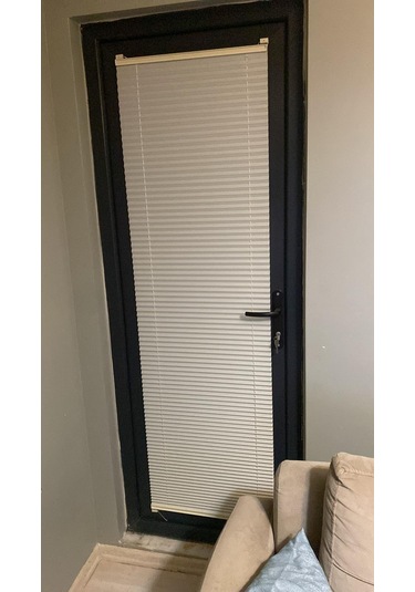 Krem Plise Perde - Cam Balkon Ve Pimapen Uyumlu Kancalı Veya Vidalı Montaj