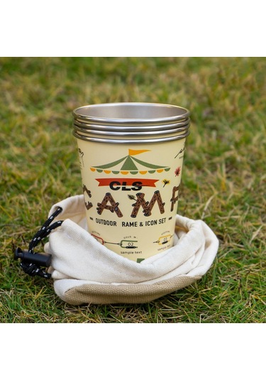 Suntek 4x Paslanmaz Çelik Bardak, Su Tumbler İstiflenebilir Çok Renkli