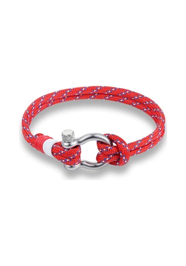 Ocean Pole Marin Bileklik No2 Kırmızı