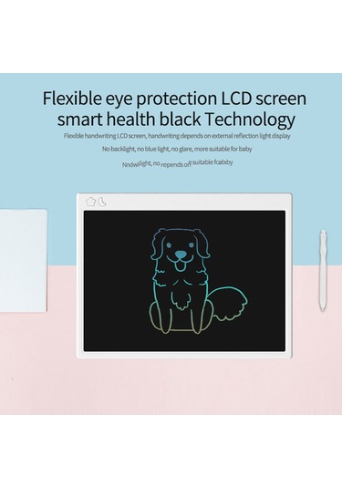 Xindoker 16 Inç Lcd Yazı Tahtası, Elektronik Çizim Tableti, Ev Ve Ofis İçin Doodle Tahtası - Pembe Diğer