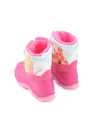 Gezer Kışlık Kız Çocuk İçi Sıcak Astarlı Prenses Kar Bot Çizme Gc2kfm.00639.00.r91.g66 Fuşya