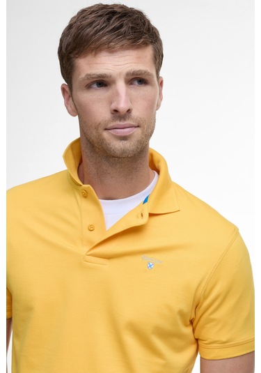 Barbour Active Tailored Fit Polo Yaka Ye51 Yellow Ye51 Yellow Çok Renkli