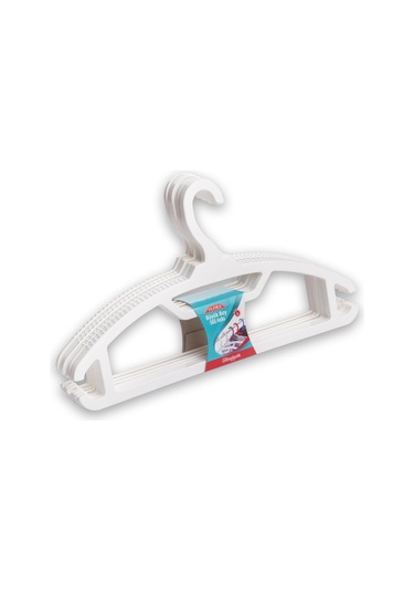 FLORA BÜYÜK BOY STİL ELBİSE ASKISI 6'LI F168 Mavi