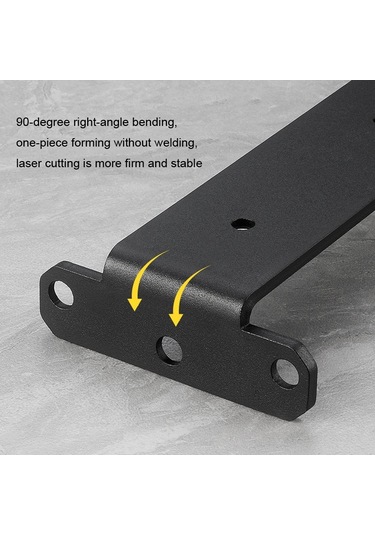 Sones 5mm Kalınlığında Üçgen Braket Kitaplık Bölme Plakası, Stil: 200mm Beyaz