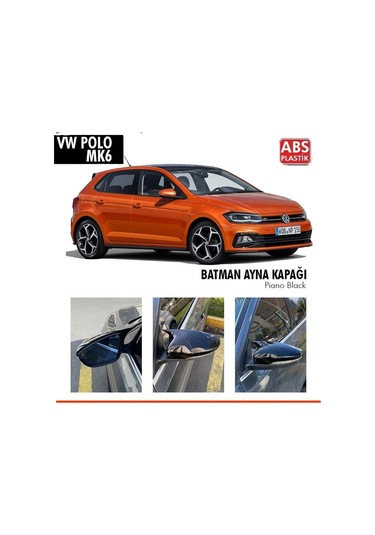 Volkswagen Polo Yarasa Ayna Kapağı Piano Black Parlak Siyah 2018