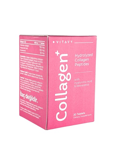 Vitavy Collagen & Hyaluronic Acid & Resveratrol 30 Tablet