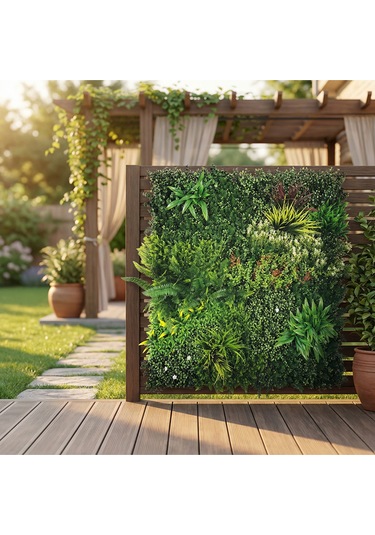 Koçtaş Yaprak Çit Renkli Çayır 100x100
