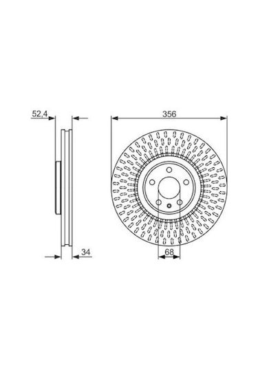 Audi A8 3.0tdı 2015-2017 Bosch Ön Disk 2 Adet