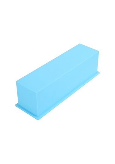 Shineyee 1200ml Mor Silikon Gıpta/ Sabun Kalıbı - 26x7x8cm Büyük Boy Dikdörtgen, -40 C/+230 C Dayanıklı, Kolay Çıkarma, Taze Ve Sağlıklı Kullanim Mor