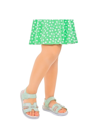 Kiko Kids Kız Çocuk Sandalet Arz 2345 Mint Yeşili