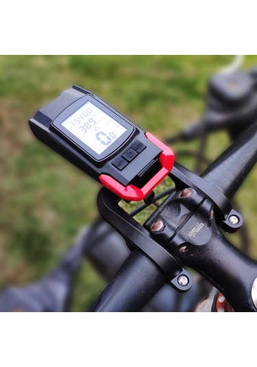 Bisiklet Far Bilgisayar Braketi Gidon Uzatma Siyah Siyah