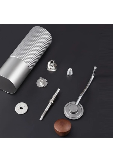 Honeybeeshop Siyah Paslanmaz Celik Manuel Kahve Cekirdek Ogutucu Ev Ofis Kullanimi Elektrik Gerektirmez