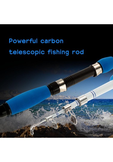 Teleskopik Olta 1.0/1.6/1.8m Süper Sert Profesyonel Döküm Deniz Olta Takımı 1.8 M