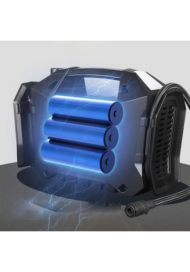 Michelin Mc34259 11.1volt/2.5ah.120psı Ayarlanabilir Dijital Basınç Göstergeli Şarjlı Lastik&yatak Şişirme Pompası