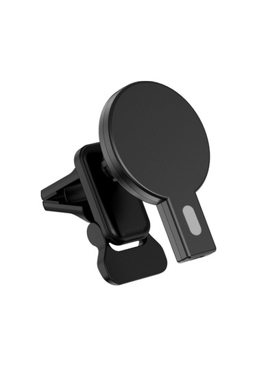 Wondernest K07 15w Maks. Çıkışlı Manyetik Araç Hava Çıkış Braketli Kablosuz Şarj Cihazı Siyah Siyah