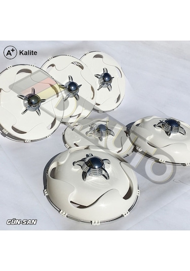 19.5 Inç Bombeli Ahtapot Fırfırlı Jant Kapağı 6'lı Takım