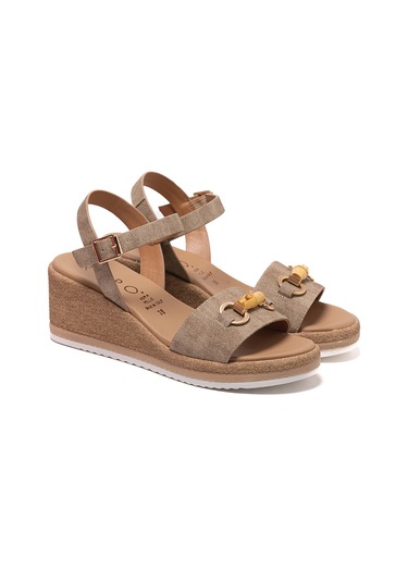 Taupe Sandalet Kadın 53290-e6 Repo Taba