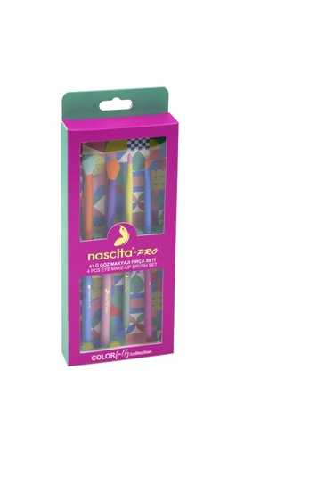 Nascita Colorfully Collection 4lü Göz Makyaj Fırça Seti - 133 Nasbrushset133