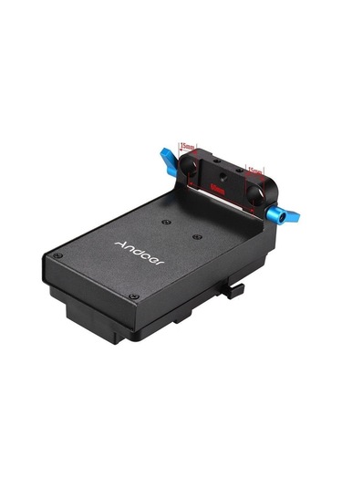 Andoer D6325 V Montaj V-kilit Pil Plakası Adaptörü