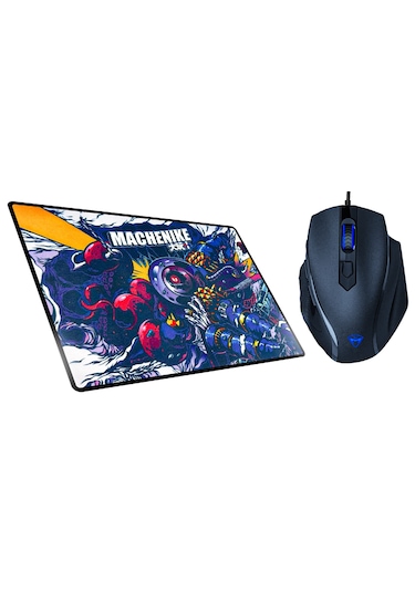 Machenike M2 Lazer Gaming Mouse + Mousepad Kit