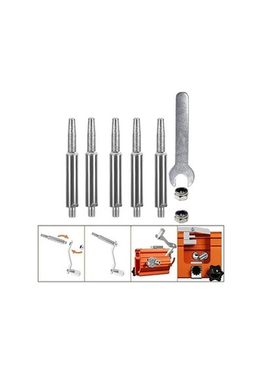 Lijinxu Çapak Bit Seti Sertlik 6mm Şaft Dıy Takı 5-adet-4.8mm