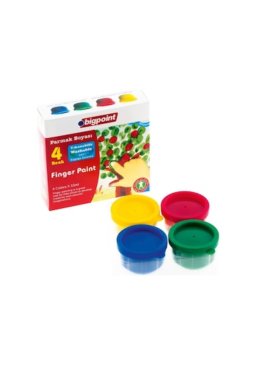4 Renk Parmak Boyası 35 Ml Bigpoint Marka