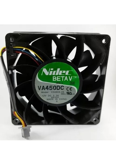 Nidec Va450dc V34809-35 12v 3.3a 4 Pin Kare Fan