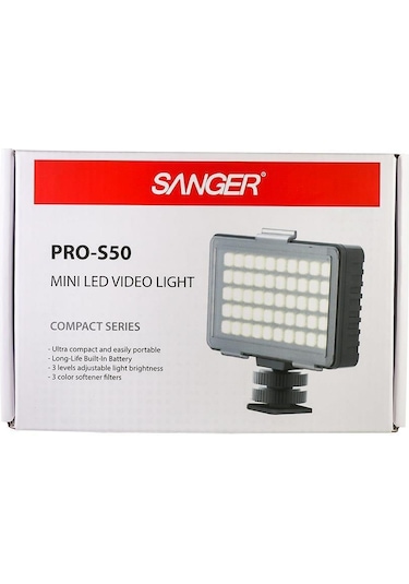 Sanger PRO-S50 Mini Led Video Işık
