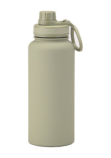 Star Shop Klasik Paslanmaz Çelik Termos 1l - Spor, Seyahat Ve Açık Hava Kullanımı - Model 304 Yeşil Yeşil