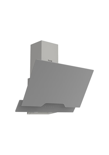Ferre D065 Çift Camlı Girintili Dokunmatik 60 Cm Gri Davlumbaz