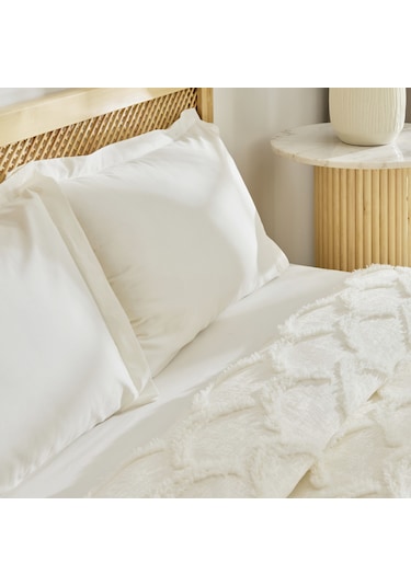 Kaşmir Home Emma Çift Kişilik Yatak Örtüsü Offwhite Beyaz