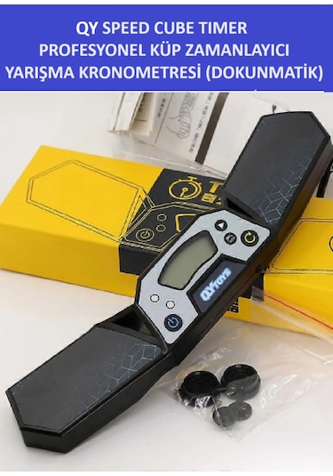 Qy Zeka Küpü Zamanlayıcı - Speed Cube Timer - Sabır Küpü Kronometresi - Wca Uyumlu
