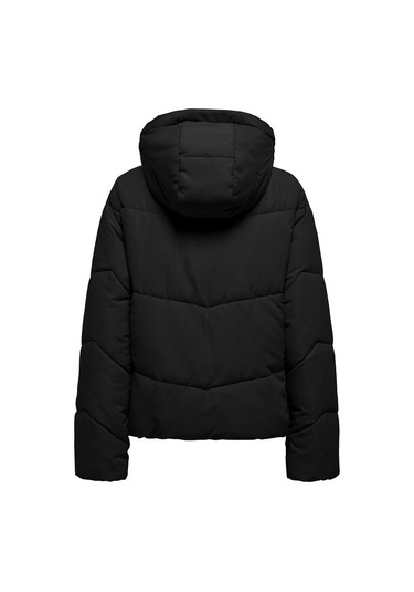 Only Onlmaggı Life Short Puffer Cc Otw Kadın Kısa Şişme Mont - Modern Ve Sıcak Siyah